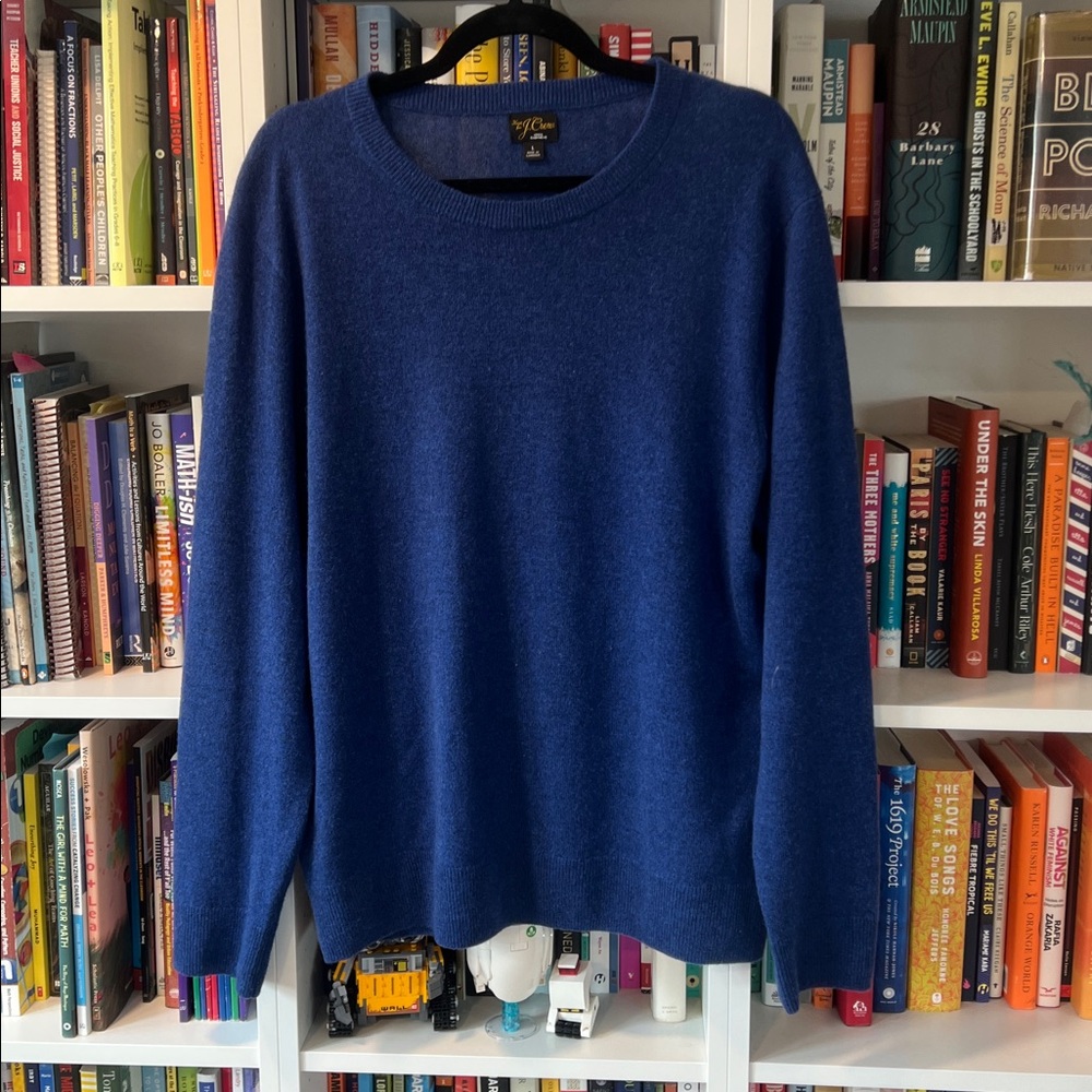 Men’s J. Crew Classic Blue Crewneck Sweater